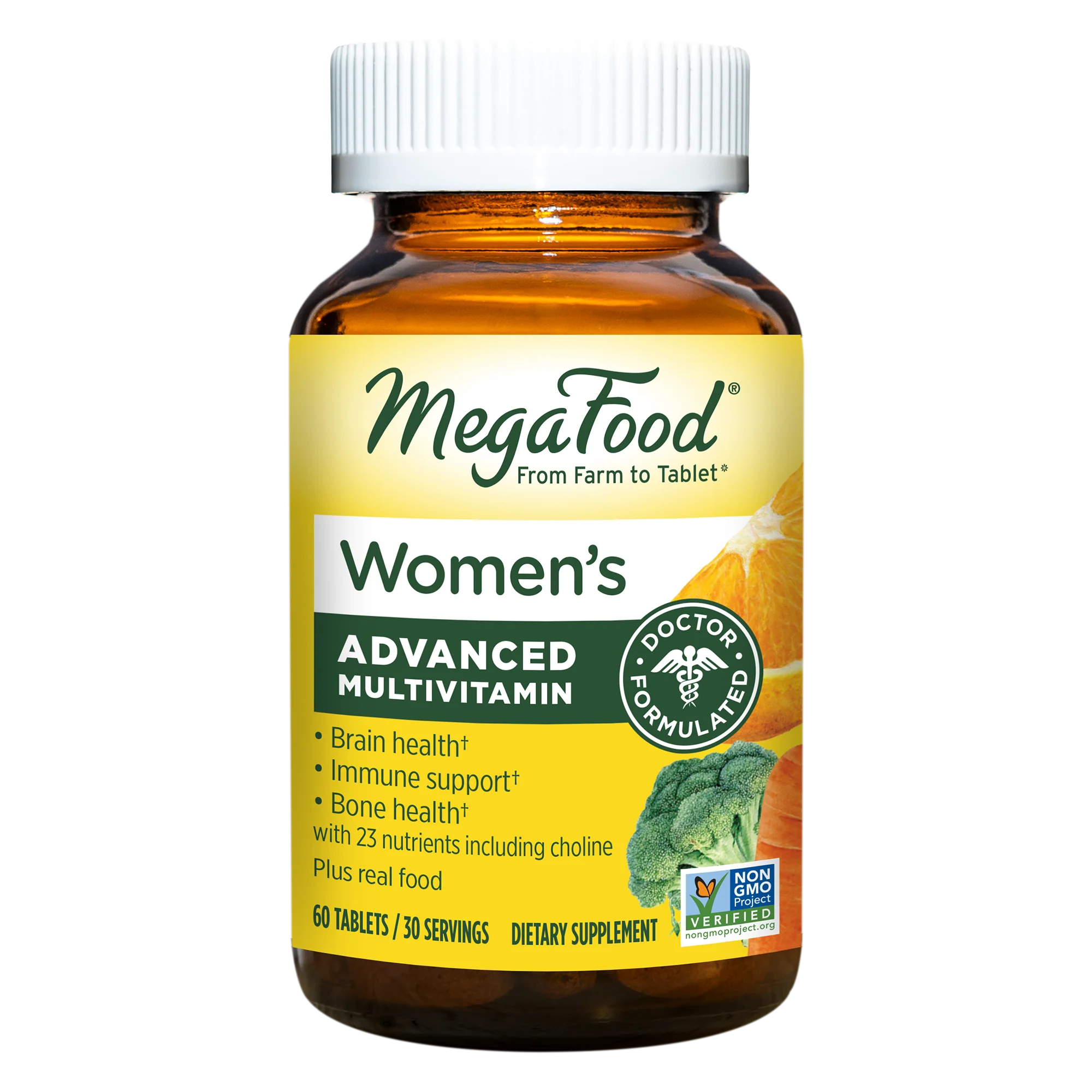 Women's Advanced Multivitamin, 30 Day / 60ct / MegaFood - Food Based Vitamins & Supplements