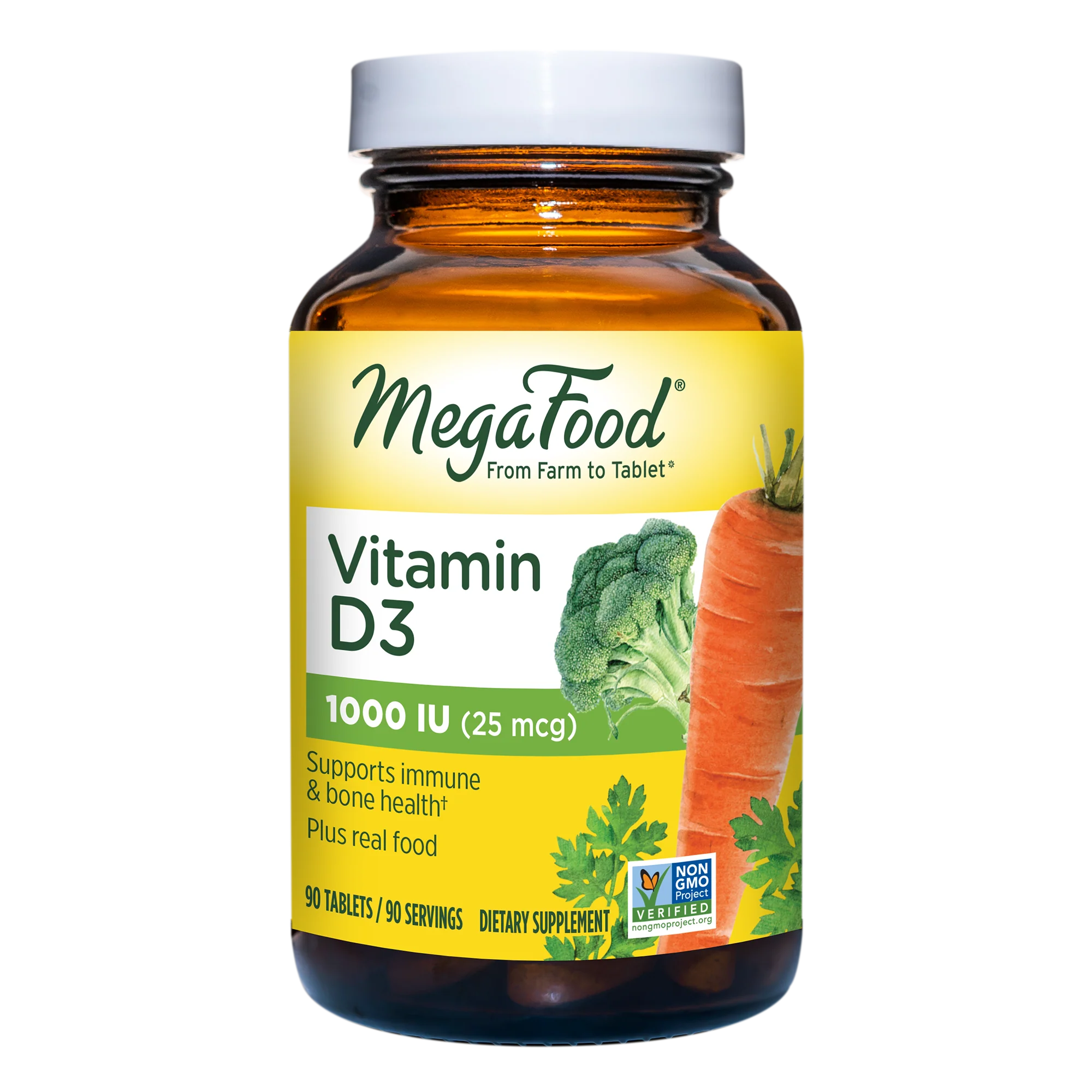 Vitamin D3 1000 IU (25 mcg) - 90 Day