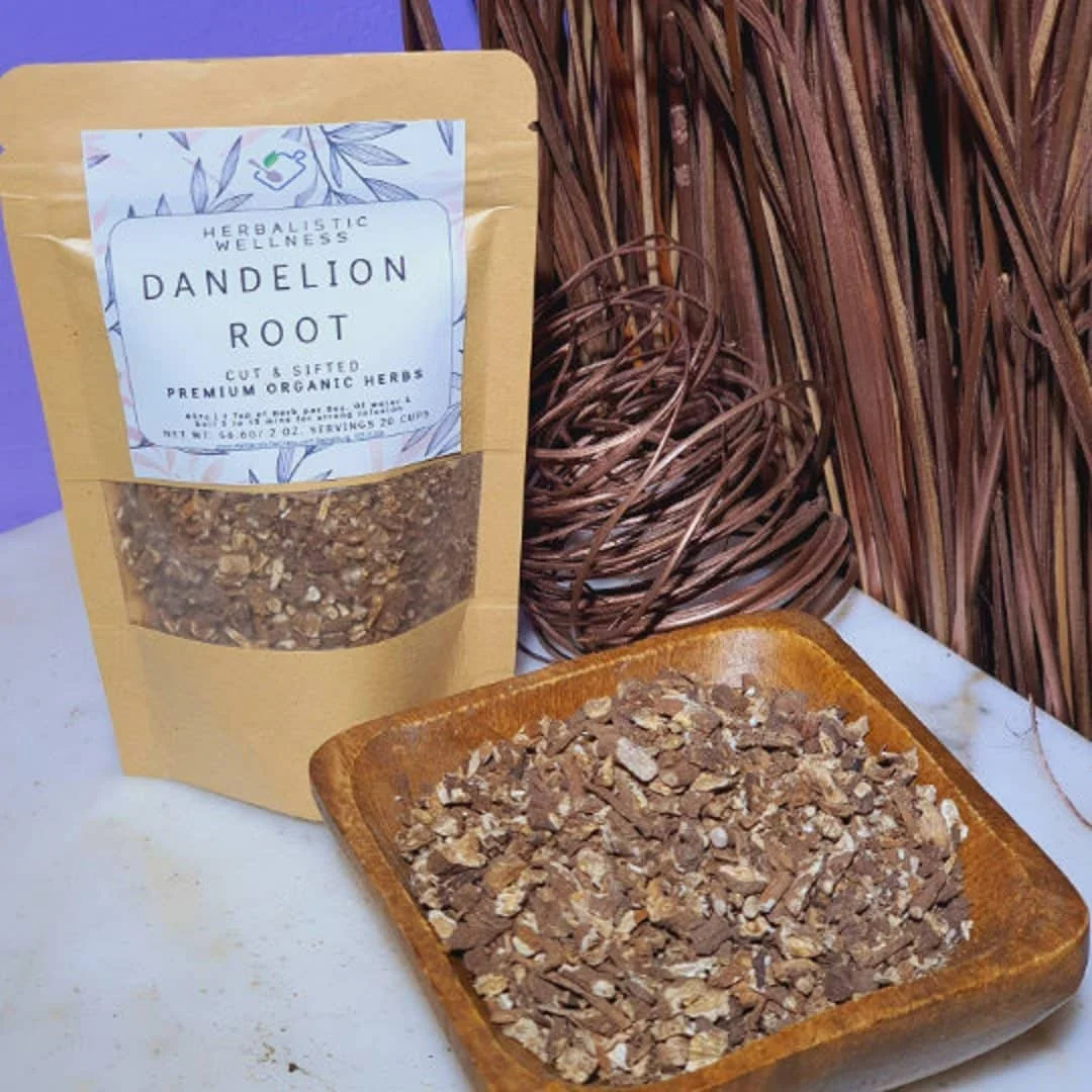 Dandelion Root by Herbalistic Wellness As Featured On Etsy