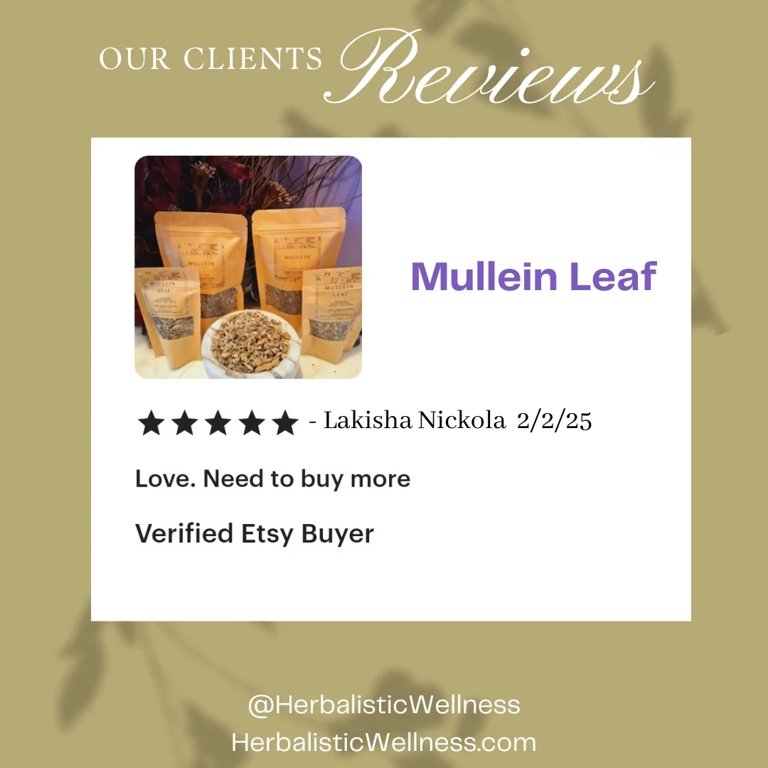 Mullein Leaf by Herbalistic Wellness