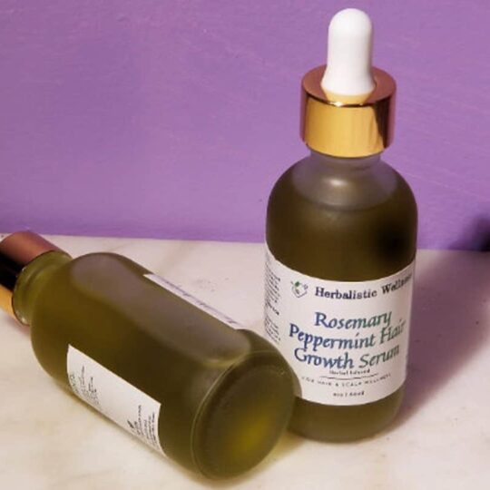 Rosemary Peppermint Hair Growth Serum By Herbalistic Wellness
