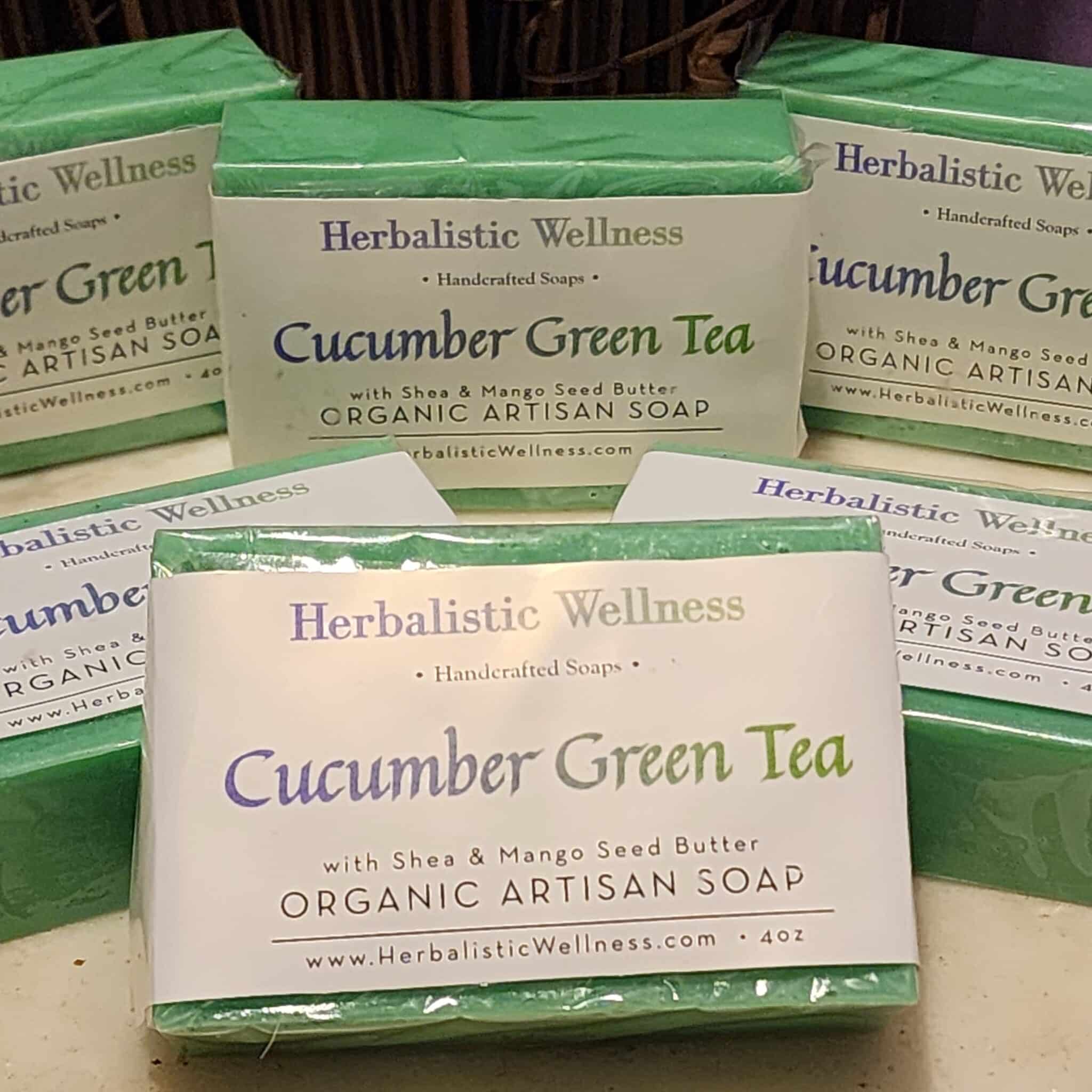 Cucumer Green Tea Artisan Soap 3